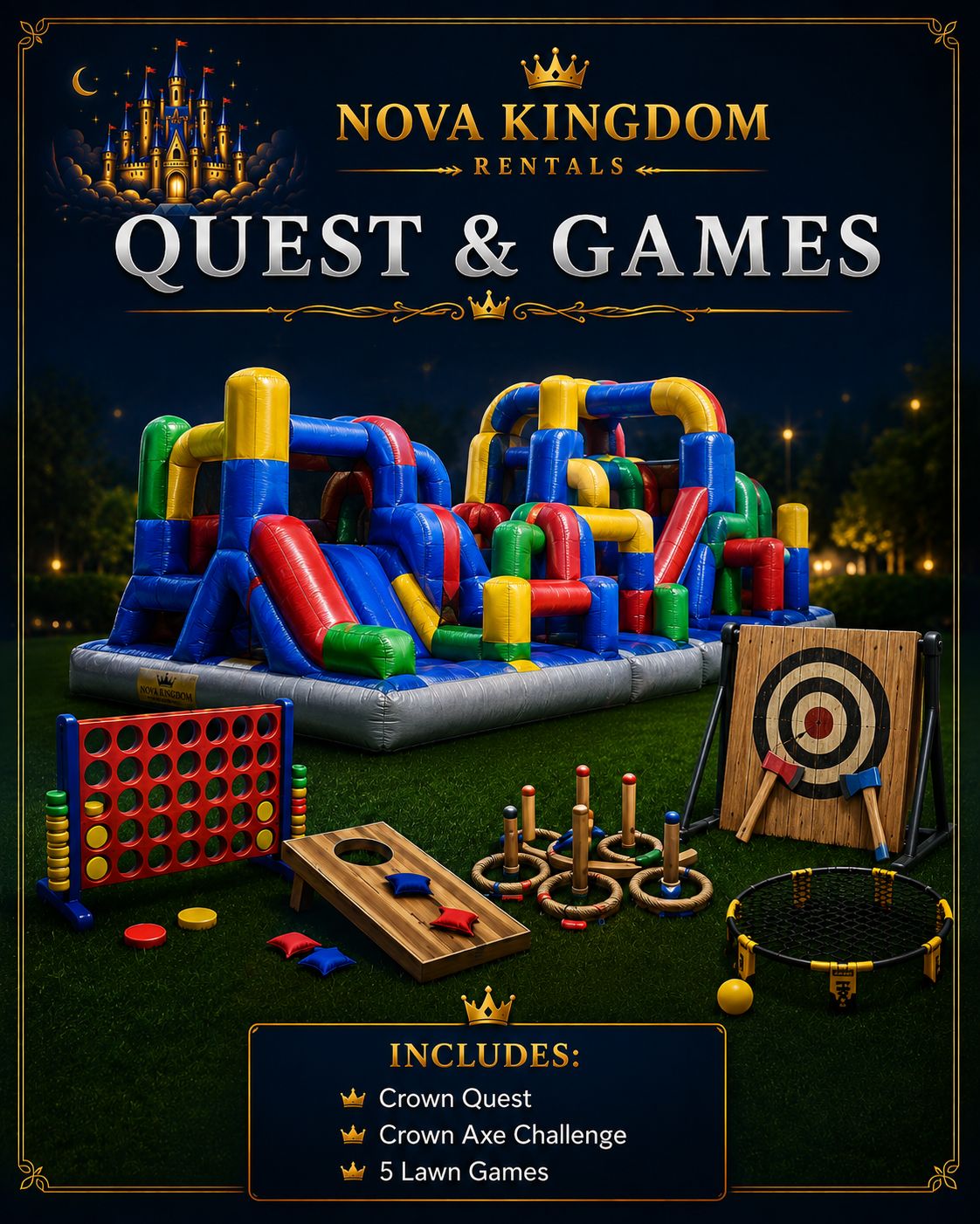 Party Rental Packages from $949 | Nova Kingdom Rentals NS